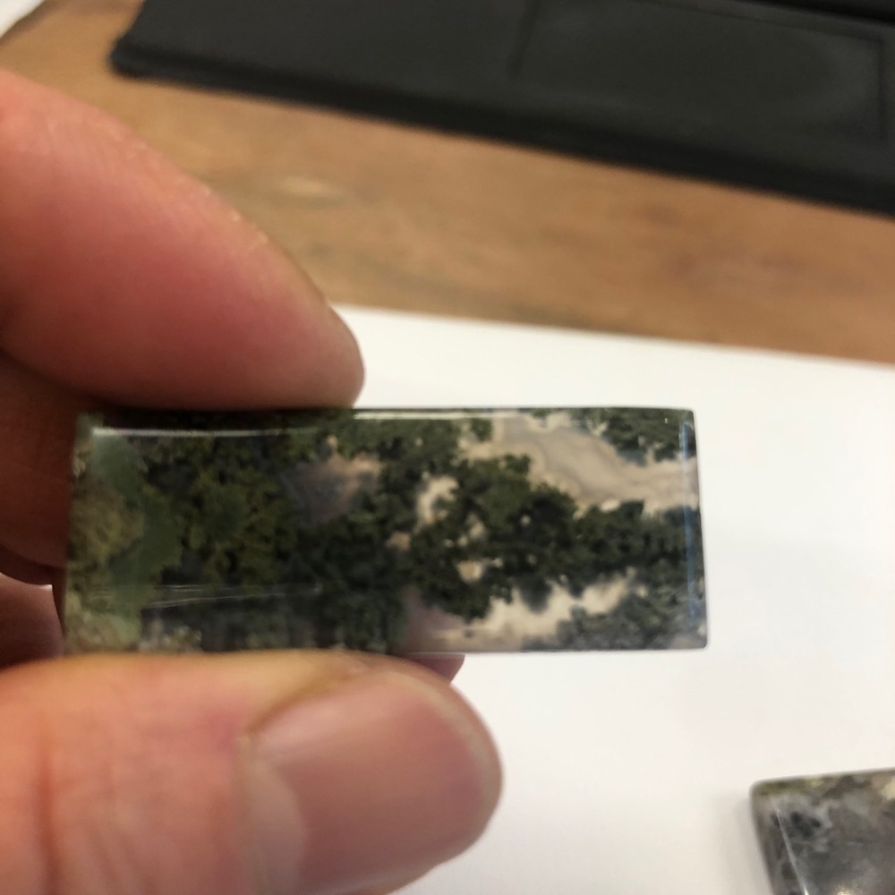 Natural moss agate - Picture 9 of 14